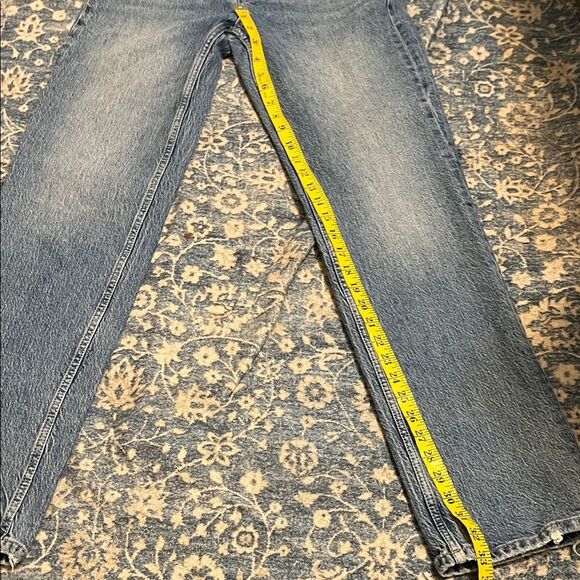 Anthropologie SWK See Worn Kept The Girlfriend Distressed Classic Denim Jeans - Picture 10 of 16